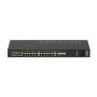 NETGEAR GSM4230P Managed L2/L3 Gigabit Ethernet (10/100/1000) Power over Ethernet (PoE) 1U Zwart (GSM4230P-100EUS) thumbnail