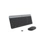 Logitech MK235 Draadloze Toetsenbord en Muis Combo - Grijs (920-007911) thumbnail