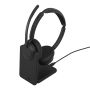 Jabra Evolve3 45 Headset Draadloos Hoofdband Kantoor/callcenter USB Type-C Bluetooth Zwart (34599-989-889) thumbnail