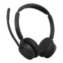 Jabra Evolve3 45 Headset Draadloos Hoofdband Kantoor/callcenter USB Type-C Bluetooth Zwart (34599-989-889) thumbnail