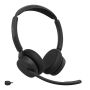 Jabra Evolve3 45 Headset Draadloos Hoofdband Kantoor/callcenter USB Type-C Bluetooth Zwart (34599-999-889) thumbnail