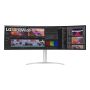 LG 49BQ95C-W computer monitor 124,5 cm (49") 5120 x 1440 Pixels UltraWide Dual Quad HD Wit (49BQ95C-W.AEU) thumbnail