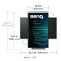 BenQ RD270Q computer monitor 68,6 cm (27") 2560 x 1440 Pixels Wide Quad HD Zwart (9H.LPCLM.MBE) thumbnail