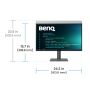 BenQ RD270Q computer monitor 68,6 cm (27") 2560 x 1440 Pixels Wide Quad HD Zwart (9H.LPCLM.MBE) thumbnail