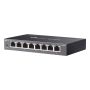 TP-Link Omada ES208G netwerk-switch Managed L2 Gigabit Ethernet (10/100/1000) Zwart (ES208G(UN)) thumbnail