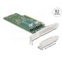 Delock PCI Express 5.0 x16 Kaart naar 4x M.2 Key M NVMe met Koelblok (90709) thumbnail