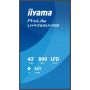 iiyama LH4366UHSB-B1AG beeldkrant Digitale signage flatscreen 109,2 cm (43") LCD Wifi 800 cd/m² 4K Ultra HD Zwart Type processor Android 24/7 (LH4366UHSB-B1AG) thumbnail
