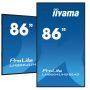 iiyama LH8664UHS-B1AG beeldkrant Digitaal A-kaart 2,18 m (86") LED Wifi 500 cd/m² 4K Ultra HD Zwart Type processor Android 11 24/7 (LH8664UHS-B1AG) thumbnail