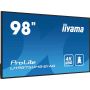iiyama LH9875UHS-B1AG beeldkrant Digitale signage flatscreen 2,48 m (97.5") LED Wifi 500 cd/m² 4K Ultra HD Zwart Type processor Android 11 24/7 (LH9875UHS-B1AG) thumbnail