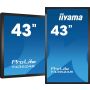 iiyama T4362AS-B1 beeldkrant Interactief flatscreen 108 cm (42.5") IPS 500 cd/m² 4K Ultra HD Zwart Touchscreen Type processor Android 8.0 24/7 (T4362AS-B1) thumbnail