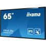 iiyama T6562AS-B1 beeldkrant Kiosk-ontwerp 163,8 cm (64.5") LED 500 cd/m² 4K Ultra HD Zwart Touchscreen Type processor Android 8.0 24/7 (T6562AS-B1) thumbnail