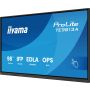 iiyama TE9813A-B1AG beeldkrant Interactief flatscreen 2,48 m (97.5") Wifi 500 cd/m² 4K Ultra HD Zwart Touchscreen Type processor Android 18/7 (TE9813A-B1AG) thumbnail