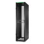APC NetShelter SX, serverrackbehuizing, Gen 2, 52U, 2436H x 600B x 1200D mm, met zijkanten, zwart (AR3308B2) thumbnail