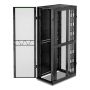 APC NetShelter SX, serverrackbehuizing, Gen 2, 52U, 2436H x 750B x 1200D mm, met zijkanten, zwart (AR3358B2) thumbnail