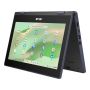 ASUS Chromebook CR11 Flip CR1104FTA-NS0355 Intel® N N150 29,5 cm (11.6") Touchscreen HD 4 GB LPDDR5-SDRAM 64 GB eMMC Wi-Fi 6E (802.11ax) ChromeOS Grijs QWERTY US International (90NX08W1-M00CK0) thumbnail
