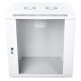 Digitus 12U wall mounting cabinet 19 rack 600x450, glass door, mounted, 60kg, grey (RAL 7035) (DN-W19 12U/450) thumbnail