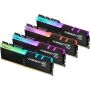 G.Skill Trident Z RGB 64GB (4x16GB) DDR4 3600 MHz Kit Zwart (F4-3600C16Q-64GTZRC) thumbnail