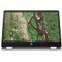 HP Chromebook x360 14b-cb0140nd Intel® Pentium® Silver N6000 35,6 cm (14") Touchscreen Full HD 8 GB LPDDR4x-SDRAM 128 GB eMMC Wi-Fi 5 (802.11ac) ChromeOS Zilver (519C7EA#ABH) thumbnail