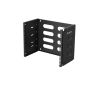 Lanberg 19" Wandmontage Rack Kast 8U 497x400mm Grijs (FB01-5408-10S) thumbnail