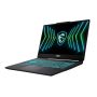 MSI Cyborg 15 BLACK EDITION A2VEO-2484NL Intel Core 7 240H Laptop 39,6 cm (15.6") Full HD 16 GB DDR5-SDRAM 512 GB SSD NVIDIA GeForce RTX 4050 Wi-Fi 6E (802.11ax) Windows 11 Home Zwart (CYBORG 15 BLACK EDITION A2VEO-2484NL) thumbnail