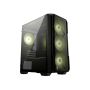 MSI MAG FORGE M120R AIRFLOW computerbehuizing Mini Tower Zwart, Transparant (MAG FORGE M120R AIRFLOW) thumbnail