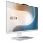 MSI Modern AM242TP 1M-1229EU Intel Core 3 100U 60,5 cm (23.8") 1920 x 1080 Pixels Touchscreen Alles-in-één-pc 8 GB DDR5-SDRAM 256 GB SSD Windows 11 Pro Wi-Fi 6E (802.11ax) Wit (MODERN AM242TP 1M-1229EU) thumbnail