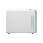 QNAP TS-231K data-opslag-server NAS Tower Annapurna Labs Alpine AL-214 1 GB DDR3 0 TB QNAP QTS Turkoois, Wit (TS-231K) thumbnail