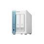 QNAP TS-231P3 NAS Tower Annapurna Labs Alpine AL-214 4 GB DDR3 0 TB QNAP QTS Turkoois, Wit (TS-231P3-4G) thumbnail
