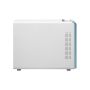 QNAP TS-231P3 NAS Tower Annapurna Labs Alpine AL-214 4 GB DDR3 0 TB QNAP QTS Turkoois, Wit (TS-231P3-4G) thumbnail
