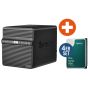 Synology DiskStation DS423 4 Einschübe NAS-Server Leergehäuse + 4x Synology Plus 3.5 SATA 6Gb/s Festplatte 8 TB (32TB) (DS423 & HAT3320-8T) thumbnail
