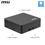 MSI Cubi NUC AI+ 3MG-002EU Copilot+ PC Intel Core Ultra 9 386H 32 GB DDR5-SDRAM 1 TB SSD Windows 11 Pro Mini PC Zwart (9S6-B21111-002) thumbnail