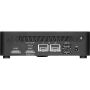 MSI Cubi NUC TWG-014EU Intel® N N250 8 GB DDR5-SDRAM 128 GB SSD Windows 11 Pro Mini PC Zwart (9S6-B21211-014) thumbnail