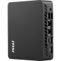 MSI Cubi NUC TWG S-013EU Intel® N N150 8 GB DDR5-SDRAM 128 GB SSD Windows 11 Pro Mini PC Zwart (9S6-B21221-013) thumbnail