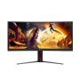 AOC G4 CU34G4CA computer monitor 86,4 cm (34") 3440 x 1440 Pixels Zwart, Rood thumbnail