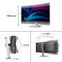 Philips 5000 series 34B2U5900C/00 computer monitor 86,4 cm (34") 5120 x 2160 Pixels WUHD LCD Grijs thumbnail