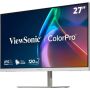 Viewsonic VP Series VP2766-2K-W computer monitor 68,6 cm (27") 2560 x 1440 Pixels Quad HD LED Wit, Zilver thumbnail