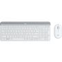 Logitech MK470 Slim Combo Draadloos Toetsenbord en Muis - Offwhite (920-009197) thumbnail