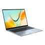 ASUS Vivobook S16 S5608QA-MB367W Copilot+ PC Snapdragon Laptop 40,6 cm (16") WUXGA 8 GB LPDDR5x-SDRAM 256 GB SSD Wi-Fi 6E (802.11ax) Windows 11 Home Blauw QWERTY Nederlands (90NB19C3-M00RW0) thumbnail
