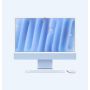 Apple iMac Z1K1 59,62cm 23,5Zoll Standardglas M4 10C CPU/10C GPU/16C N.E. 32GB 1TB SSD Gbit Eth MM MaKey TID DE Silber (Z1K1-MCR24D/A-07HT9L) thumbnail