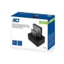 ACT AC1504 basisstation voor opslagstations USB 3.2 Gen 1 (3.1 Gen 1) Type-B Zwart (AC1504) thumbnail