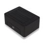 ACT AC1504 basisstation voor opslagstations USB 3.2 Gen 1 (3.1 Gen 1) Type-B Zwart (AC1504) thumbnail