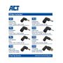 ACT AC2055 netvoeding & inverter Binnen 65 W Zwart (AC2055) thumbnail