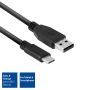 ACT AC3020 USB-kabel 1 m USB 3.2 Gen 1 (3.1 Gen 1) USB A USB C Zwart (AC3020) thumbnail