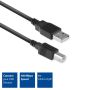 ACT AC3033 USB-kabel 3 m USB 2.0 USB A USB B Zwart (AC3033) thumbnail