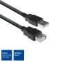 ACT AC3040 USB-kabel 1,8 m USB 2.0 USB A Zwart (AC3040) thumbnail