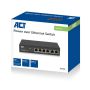 ACT AC4430 6-Poorts 10/100Mbps Switch | 4x PoE+ poorten (AC4430) thumbnail
