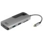 ACT AC7021 USB-C naar HDMI female adapter met PD Pass-Through, 4K, USB-A , USB-C port, kaartlezer (AC7021) thumbnail