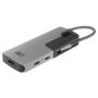 ACT AC7021 USB-C naar HDMI female adapter met PD Pass-Through, 4K, USB-A , USB-C port, kaartlezer (AC7021) thumbnail