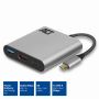 ACT AC7022 USB-C naar HDMI female adapter met PD Pass-Through 60W, 4K, USB-A (AC7022) thumbnail