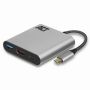 ACT AC7022 USB-C naar HDMI female adapter met PD Pass-Through 60W, 4K, USB-A (AC7022) thumbnail
